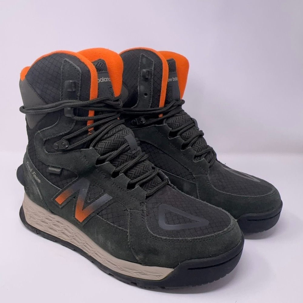 New‎ Balance Fresh Foam BM1000GR Winter Boots Shoes Men's Size 8.5 Comfort Lace